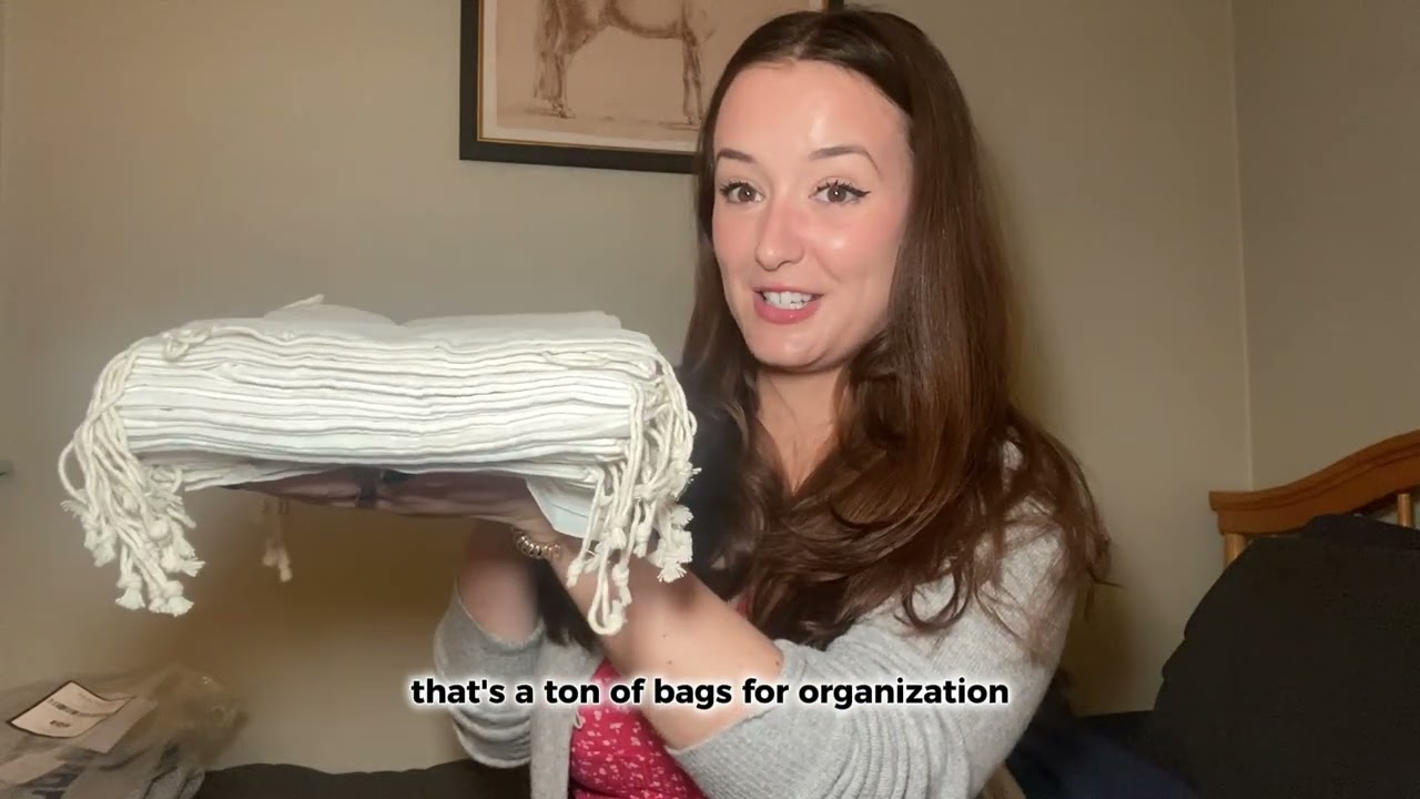 A reviewer shared their feedback on our reusable cotton muslin bags