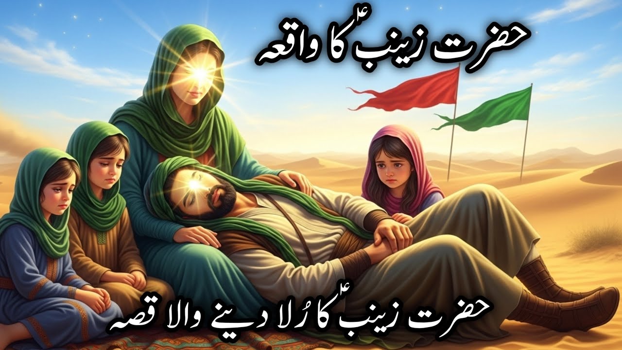 Hazrat Zainab Ky Sabar Ki Kahani | Hazrat Zainab Ki Rula Deny Wali Kahani | Ruhe Qissa 