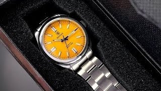 BENYAR AUTO Luxury Casual 豬柳蛋推介《Yellow Dial🟡 “Oyster Perpetual” 致敬 海鷗ST6機械芯》快閃優惠🔥HK508💥91677026 👍 