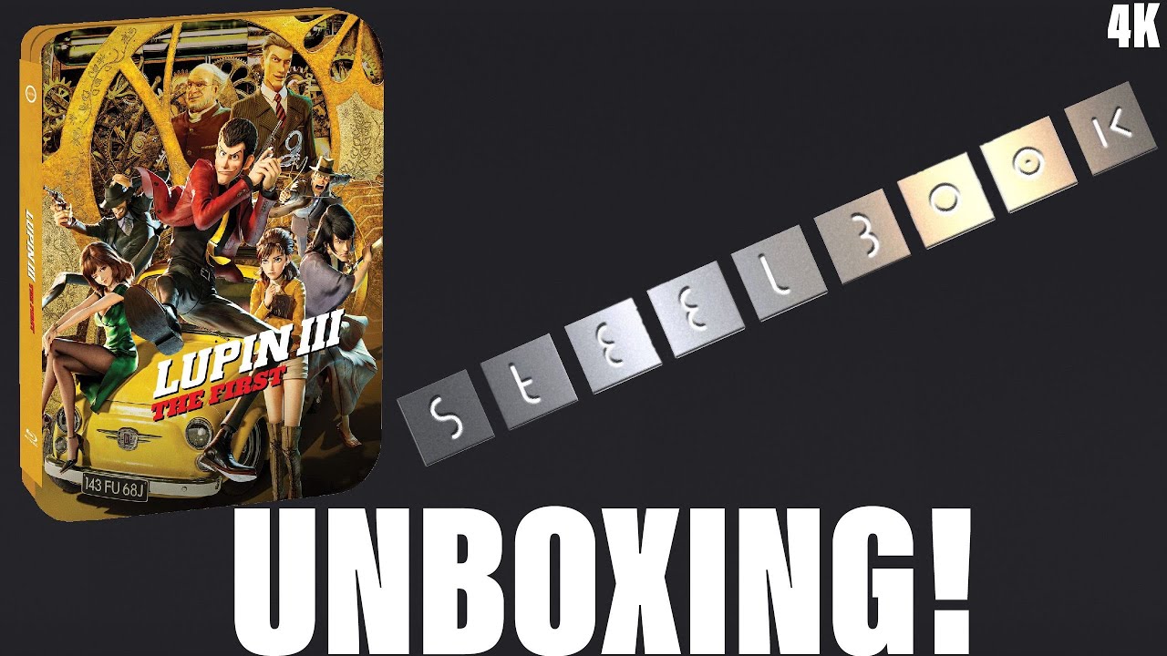 LUPIN III THE FIRST (Steelbook) Unboxing and Review With