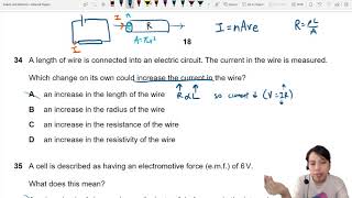 MJ21 P11 Q34 Method to Increase Current | May/June 2021 | CAIE A level 9702 Physics