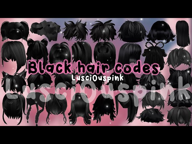 BLACK CAT EARS HAİRSTYLE  Black hair roblox, Black hair aesthetic, Black hair  boy