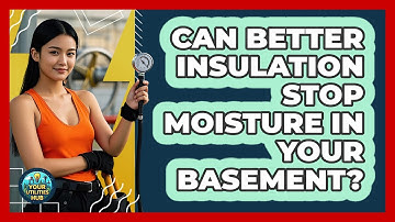Can Better Insulation Stop Moisture In Your Basement? - Your Utilities Hub
