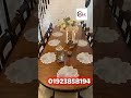 ওয়াটারপ্রুফ ডাইনিং ম্যাট (৬ পিস) Waterproof Dining Mat (6 Pieces) #Zajshop #dining #DiningMat #home