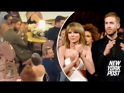 Taylor Swift Walked Right Past Ex Calvin Harris At The Grammys Heres How He Reacted