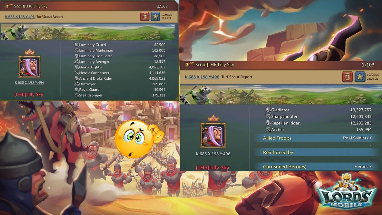 Lords Mobile - Short rally party with the boys | S!N, SGM, SGB, tFD, SGV, & OP-