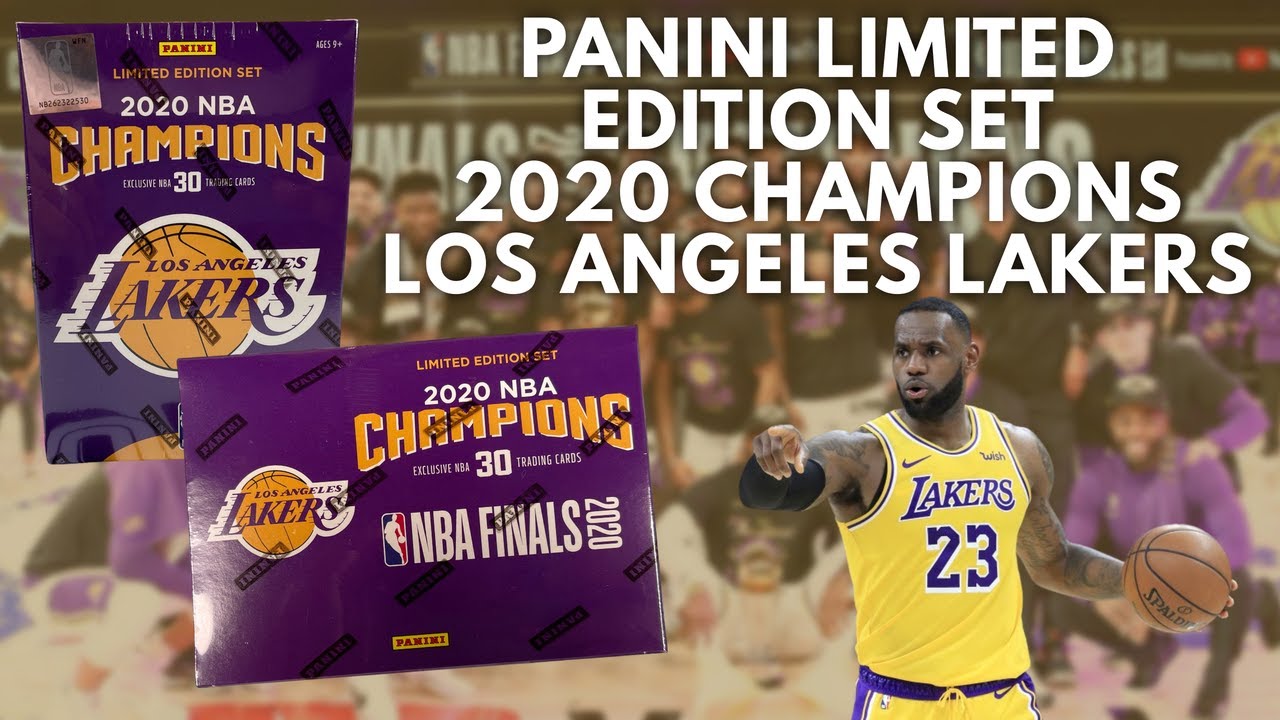 2020 Champions Los Angeles Lakers - Panini Limited Edition Trading