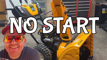 Cub Cadet Snowblower Will Not Start - How to clean a carburetor - Small Engine Repair