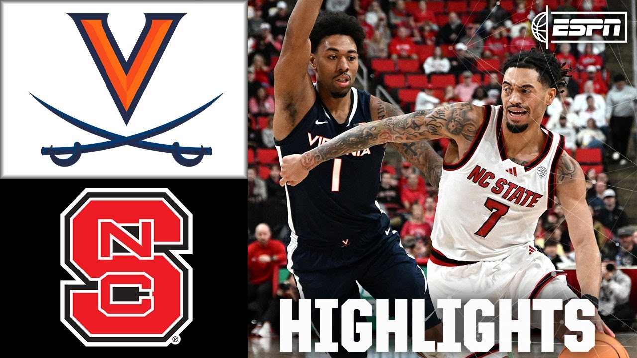 TENSIONS FLARE 😳 Virginia Cavaliers vs. NC State Wolfpack | Full Game Highlights | ESPN CBB