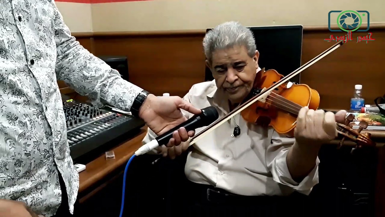 اخرلقاء لعازف الكمان الفنان فالح حسن لقاء خاص مع اذاعة بغداد من نقابة الصحفيين