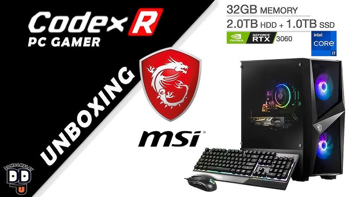 MSI Codex R Gaming Desktop Intel Core i5 -CODEXR13NUC5076