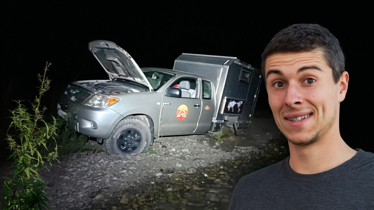 Festgefahren im Marihuana Feld mitten in Kirgistan