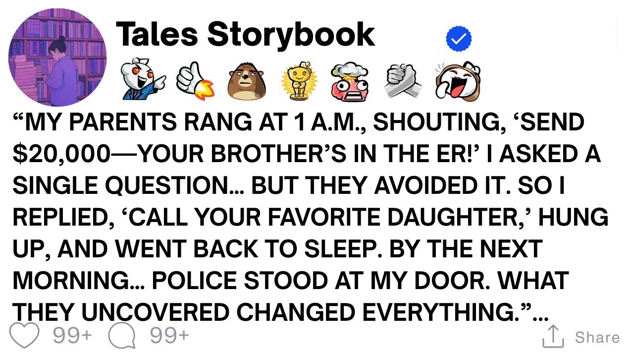 [ Full Story ]“My parents rang at 1 A.M., shouting, ‘Send $20,000—your brother’s in the ER!’...
