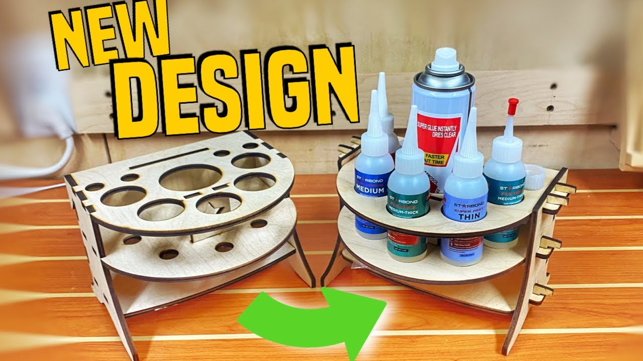 New Design for the Starbond CA Glue Caddy. No Glue Required for