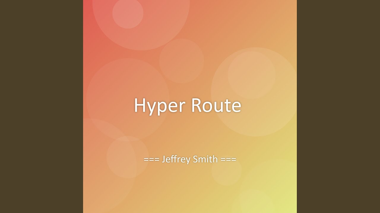 Watch Hyper Route on YouTube Watch Hyper Route on YouTube