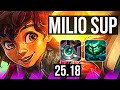 MILIO &amp; Lucian vs JHIN &amp; Miss Fortune (SUP) | 1/3/23 | KR Master | 25.18