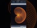 mesmerizing python turtle art 🎨||Hypnotic Code Visualization #shorts