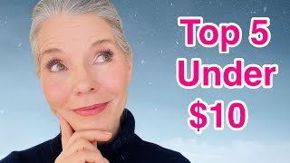 Top 5 Drugstore Cosmetic Discoveries Under $10 | Best of 2021 | Over 50 Beauty