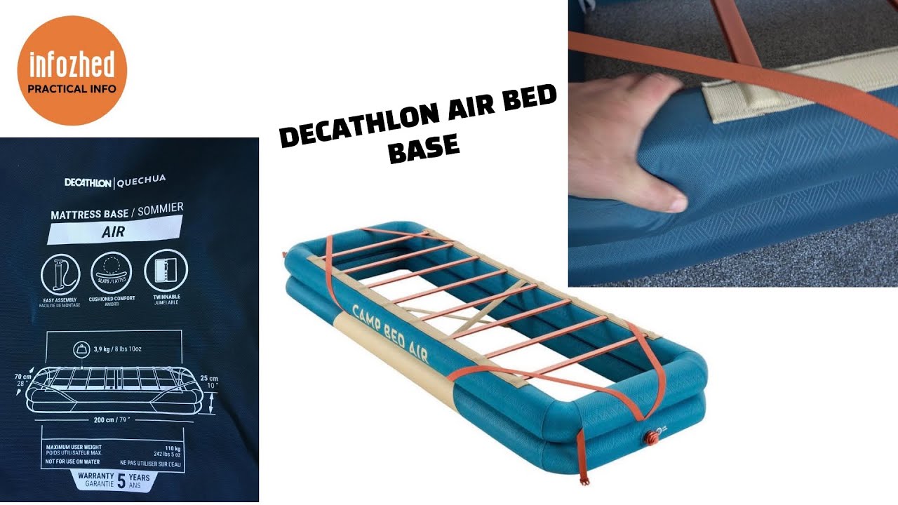 decathlon inflatable bed base