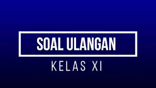 Soal Ulangan Prakarya Kelas XI