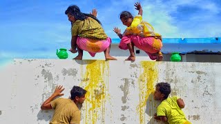 চার বউদির ঝালমুড়ি খেয়ে টয়লেট। Very Special Trending Funny Comedy Video 2025😂Funny Video 2025