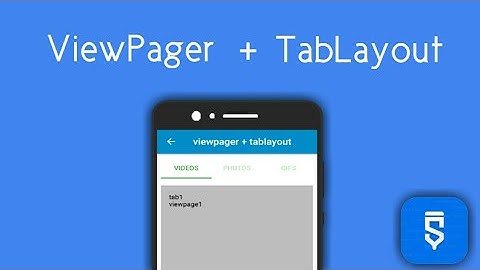 Viewpager with TabLayout in sketchware
