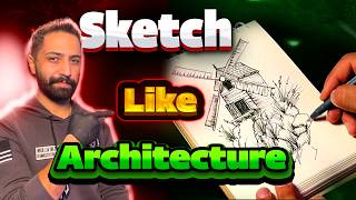 Architecture Drawing Tutorial Step-by-Step Sketching for Beginners - sobhan tabatabaei