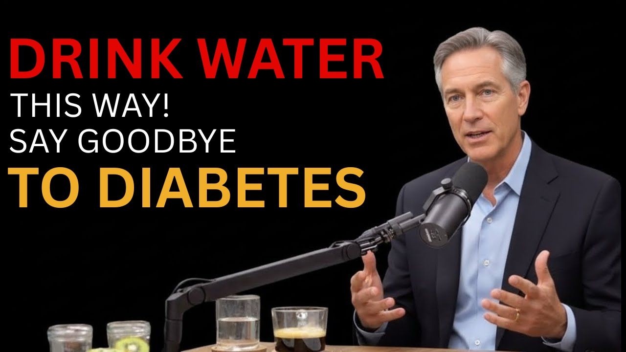 How SENIORS Should Drink Water to Lower Blood Sugar and Avoid Diabetes | Dr Eric Berg