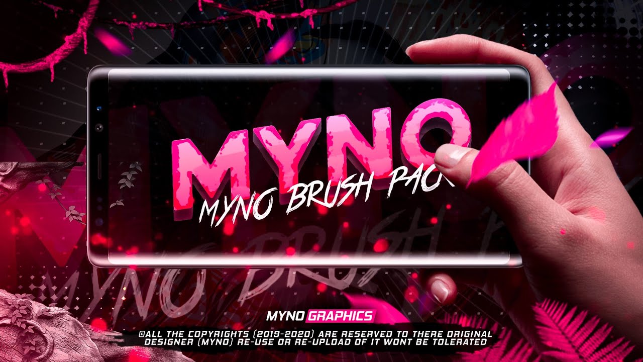 FREE GFX PACK(BRUSH PACK) FOR ANDROID/IOS BY MYNO