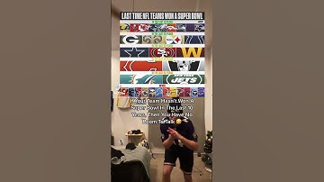 When Was The Last Time Your Team Won A Super Bowl? #nfl #shorts