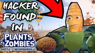 HACKER IN PLANTS VS ZOMBIES BATTLE FOR NEIGHBORVILLE