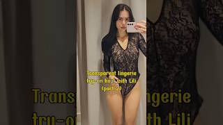 See Through Try-On Haul With Lili 