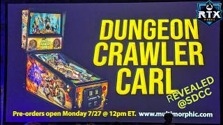 Dungeon Crawler Carl Pinball Revealed for the Multimorphic P3 Platform