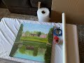 How to package a canvas oil painting for shipping.