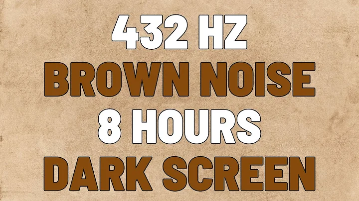 432 Hz Brown Noise | 8 Hours | Sleep, Study, Focus |