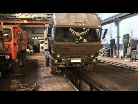 Замена подушек кабины камаз Замена подушек кабины камаз