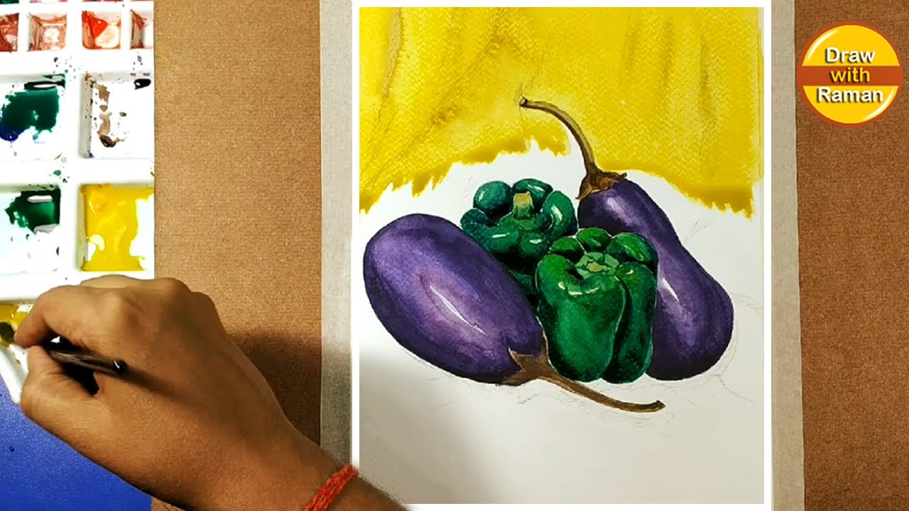 Still life drawing watercolor || Still Life Painting tutorial in Hindi