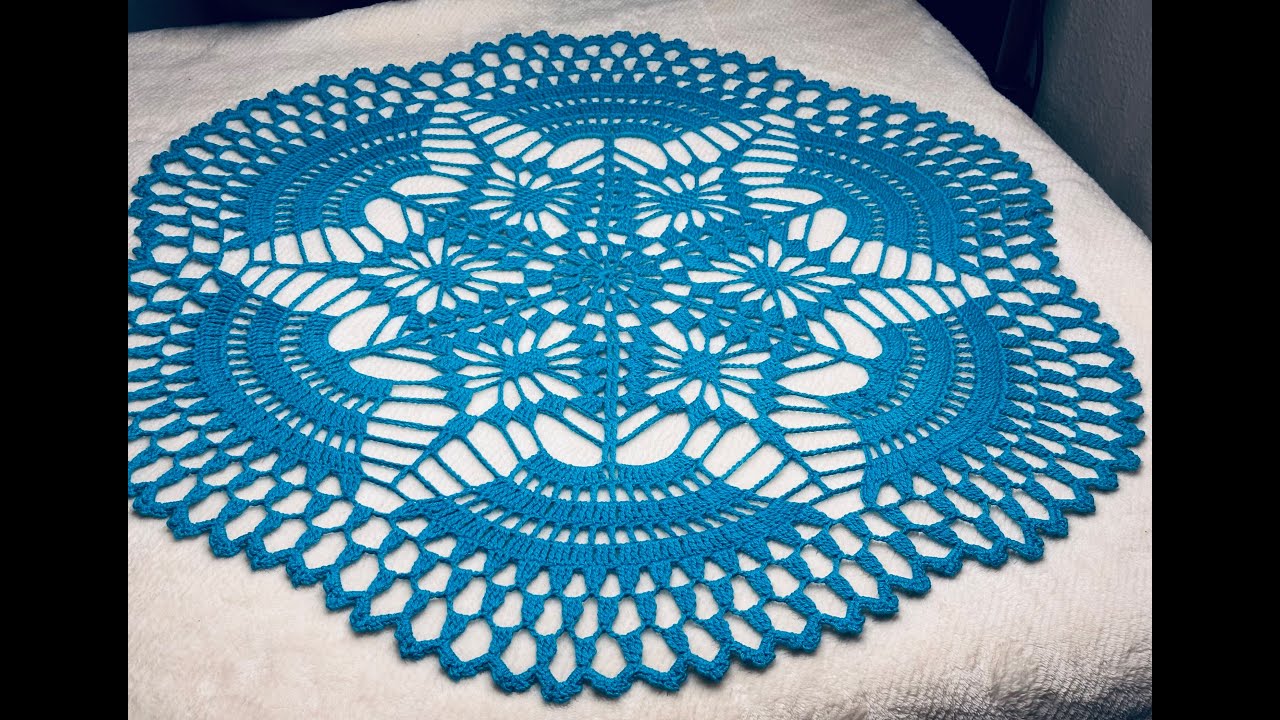 #59 PRECIOSA CARPETA #Tejidos #Crochet #Carpetas