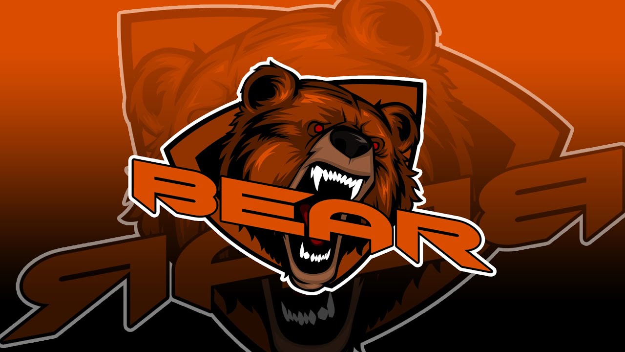  Desain  Logo  Esport  BEAR 19 Desain  Dengan Photoshop 