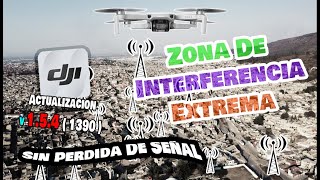 Volamos En Zona De Interferencia Extrema - Dji Fly 1.5.4 (1390)  - Mavic Mini Se