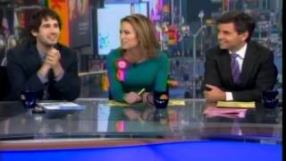 Josh Groban on Good Morning America 2-6-2013 Part 1 of 2