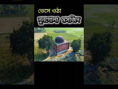 🕌 ভেসে ওঠা নুনগোলা মসজিদ! 😱 #shorts #mosque