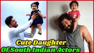 Cute Daughters of Popular South Indian Actors | Allu Arjun, Mahesh Babu, Yash, Surya, Chiyaan Vikram