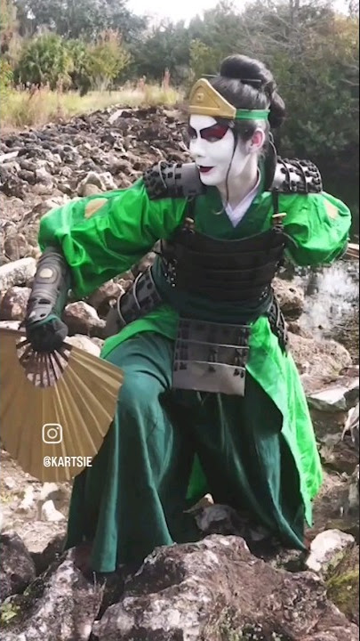 Kyoshi Warrior #kyoshi #avatar #avatarthelastairbender #atla #samurai #armor #waraji #kimono #suki