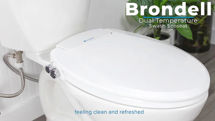 The Brondell Dual Temperature Swash Ecoseat, non-electric bidet toilet seat.