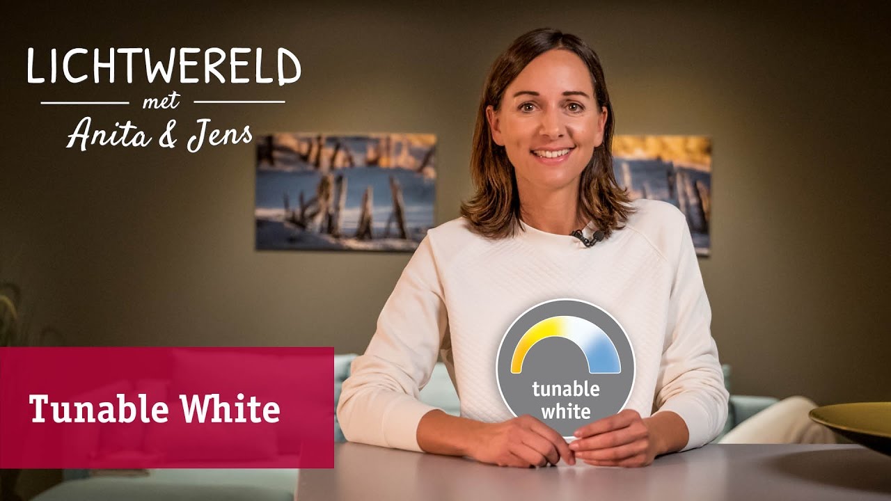 Met tunable white de kleurtemperatuur instellen
