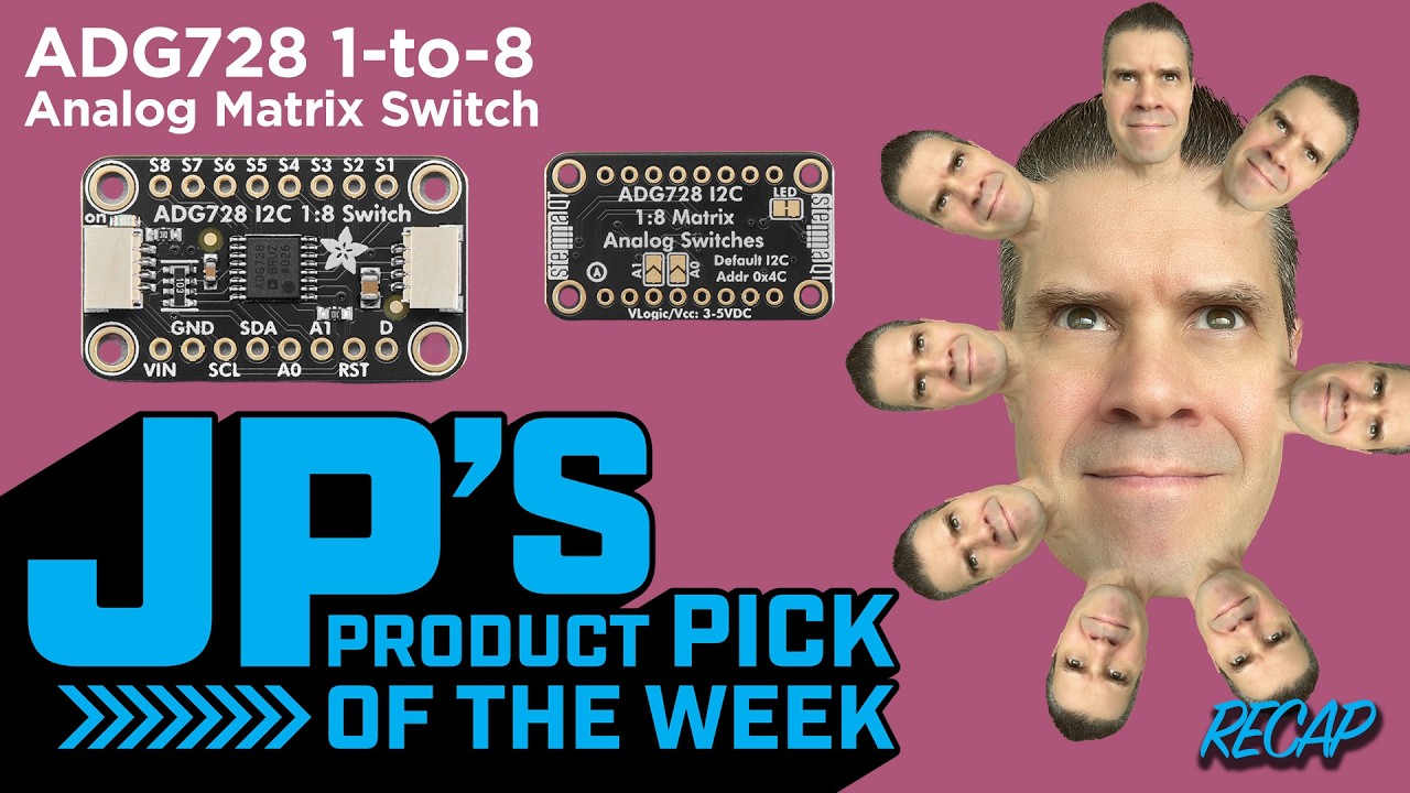 JP's Product Pick of the Week 7/21/26 RECAP ADG728 1-to-8 Analog