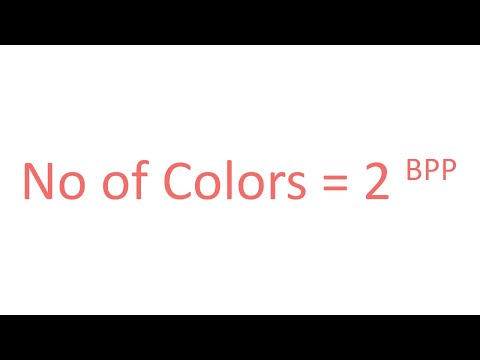 Digital Graphic BPP(Bits Per Pixel)