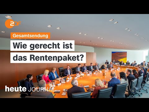 heute journal vom 06.08.2025 Rentenpaket beschlossen, US-Sondergesandter im Kreml, Hiroshima