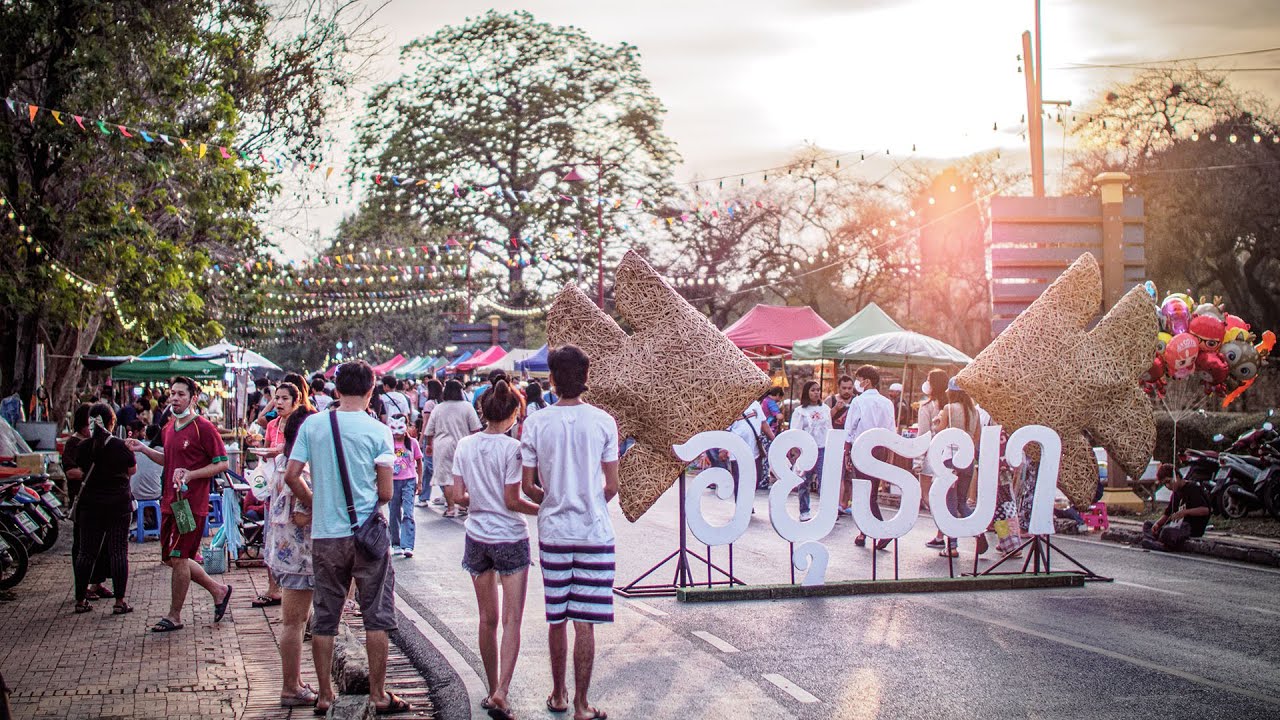 Ayutthaya Walking Street | เที่ยวงานถนนคนเดินอยุธยา [4K 60fps]